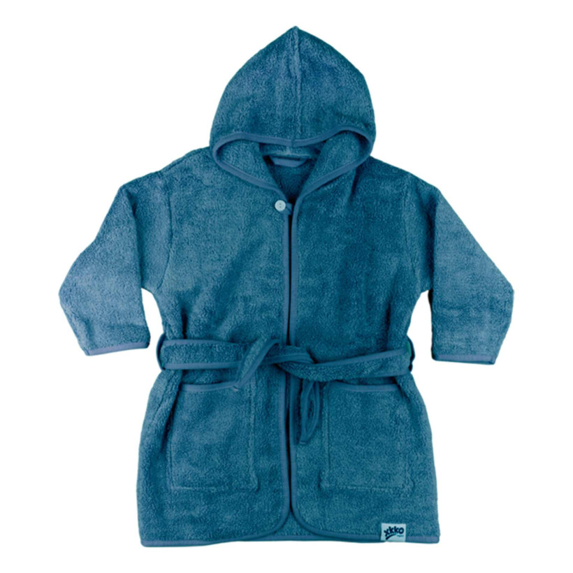 Szlafrok z bawełny organicznej XKKO Organic - Mountain Spring 6-12m 5x1szt. (Hurtowe opak.)