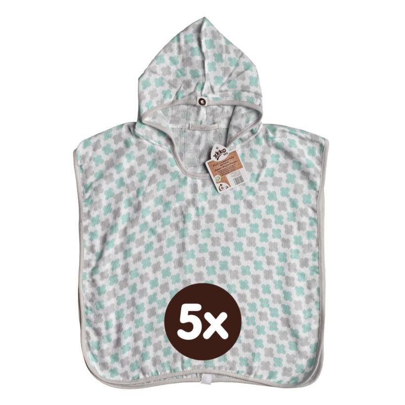 Ponczo bambusowe XKKO BMB - Cross Mint 5x1szt. (Hurt. opak.)