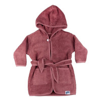 Szlafrok z bawełny organicznej XKKO Organic - Lavender Aura 12-24m 5x1szt. (Hurtowe opak.)