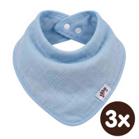 Bandanka bambusowa XKKO BMB - Baby Blue 3x1szt. (Hurtowe opak.)