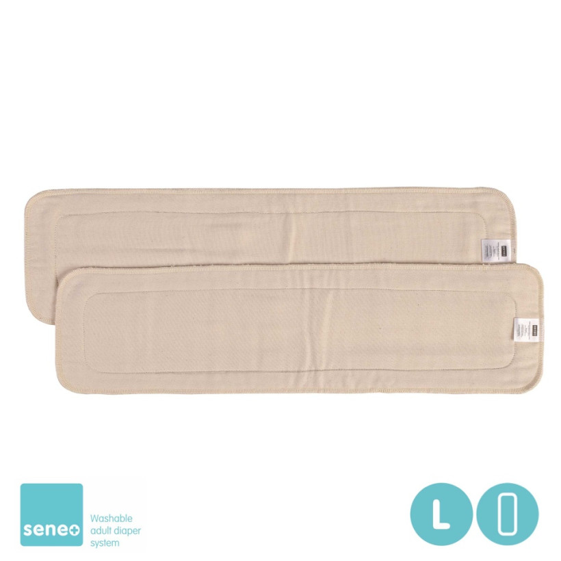 SENEO Dodatkowe wkładki chłonne Twill - 2Szt. Rozmiar L