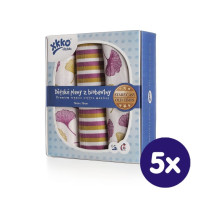 Pieluszki XKKO Organic 70x70 Organic Stare Czasy - Gingko  5x3szt. (Hurtowe opak.)
