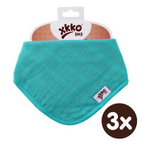 Bandanka bambusowa XKKO BMB - Turquoise 3x1szt. (Hurtowe opak.)