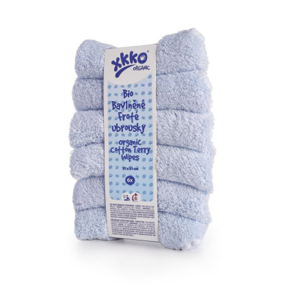 Frotte serwetki XKKO Organic 21x21 -  Baby Blue