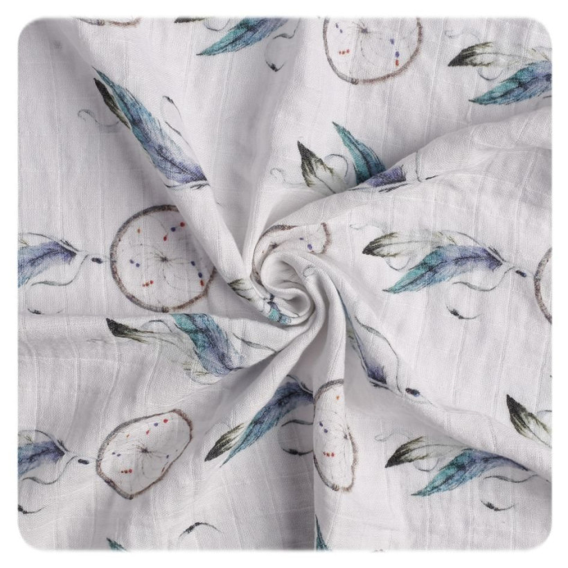 Bambusowy ręcznik z  kapturem XKKO BMB 90x90 - Dream Catcher 5x1szt. (Hurtowe opak.)