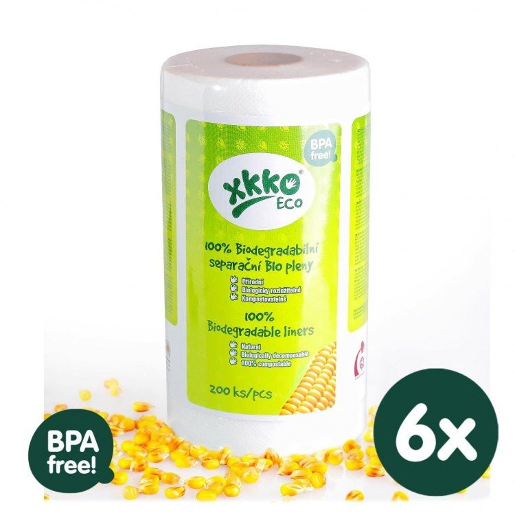 Biodegradowalne wkładki separacyjne XKKO ECO 100% z materiału PLA 200szt. - 6x200szt. (Hurtowe opak.)