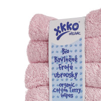 Frotte serwetki XKKO Organic 21x21 -  Baby Pink