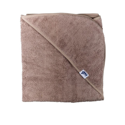 Ręcznik z kapturkiem z bawełny organicznej XKKO Organic 90x90 - Atmosphere