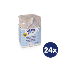 Prefoldy z bawełny organicznej XKKO Organic (4/8/4) - Newborn Natural 24x6szt. (Hurtowe opak.)