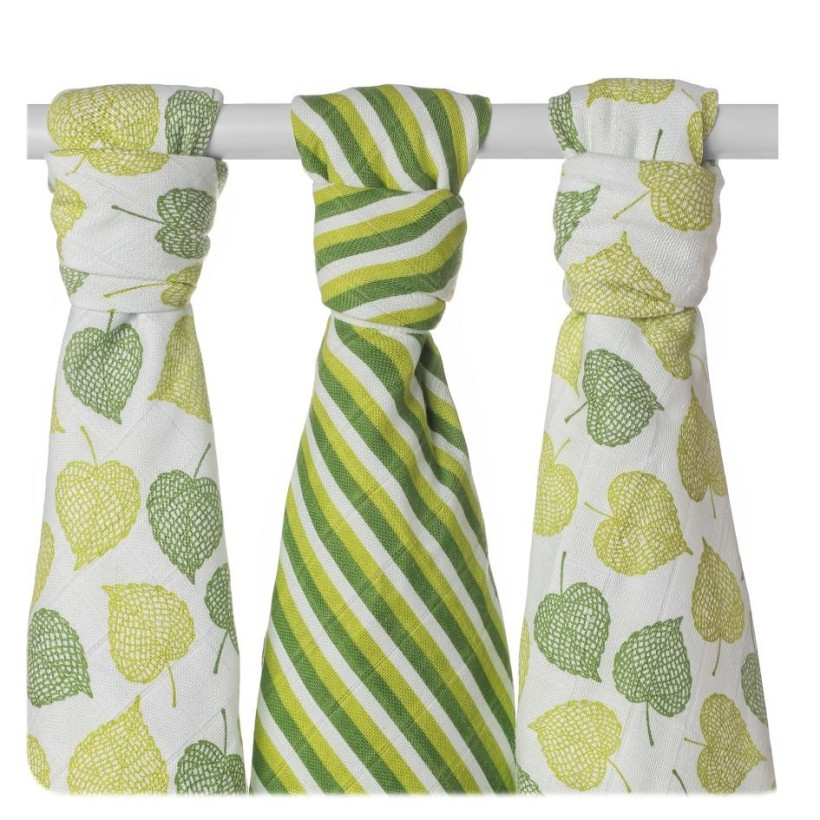 Pieluszki XKKO Organic 70x70 Organic Stare Czasy - Linden 5x3szt. (Hurtowe opak.)
