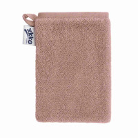 Rękawica kąpielowa z bawełny organicznej XKKO Organic - Baby Pink